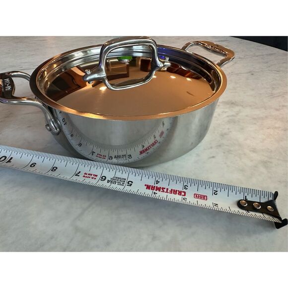 All Clad D3 pan with lid - Picture 1 of 12